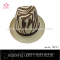 yellow leopard gangster fedora hats